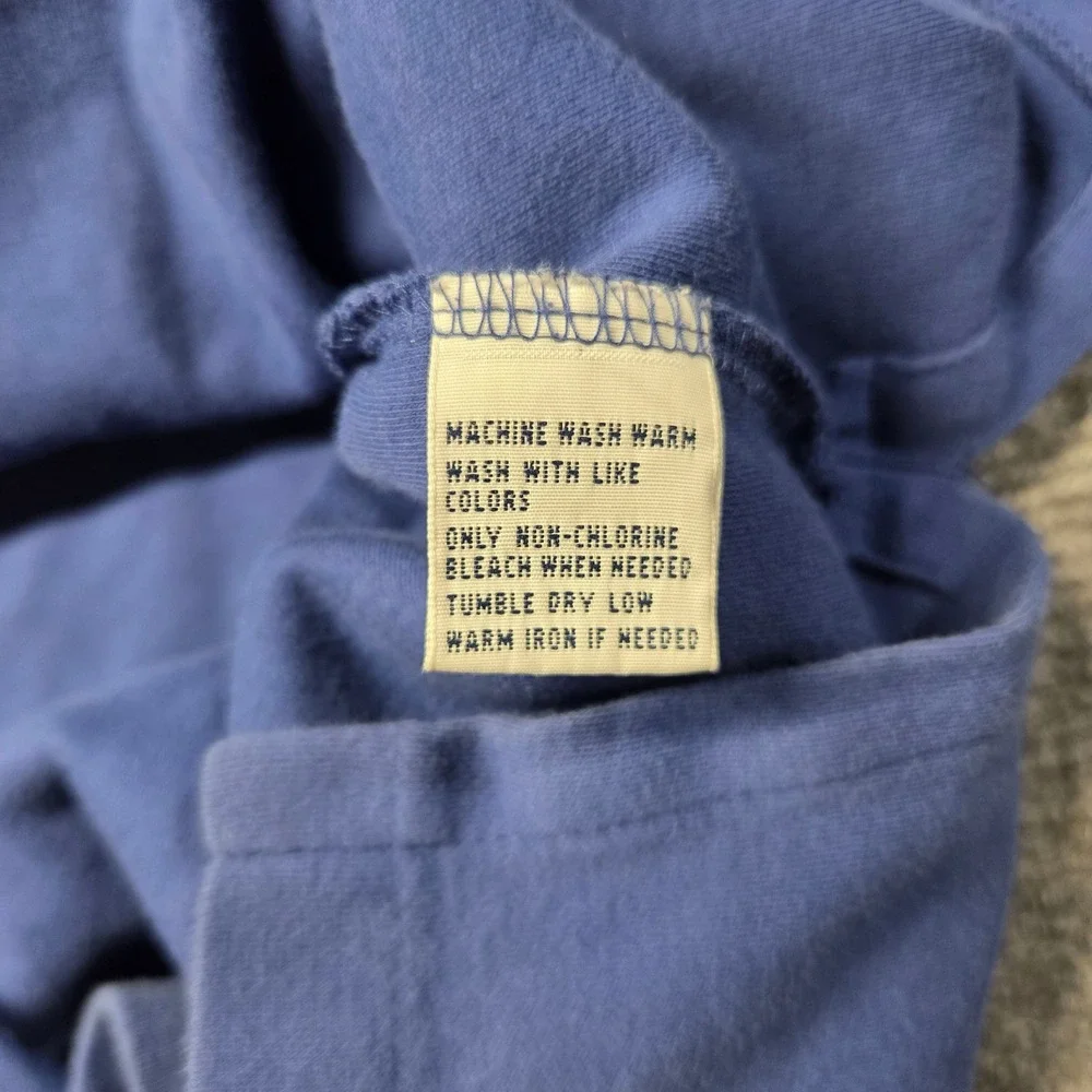 Polo Ralph Lauren Mens Blue Short Sleeve Cotton Polo Shirt Red Pony Logo Large